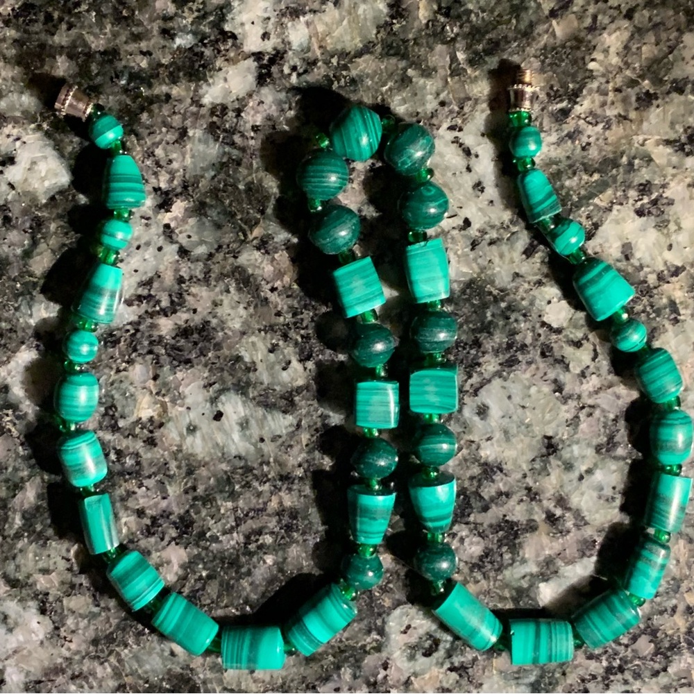 Genuine Malachite Necklace